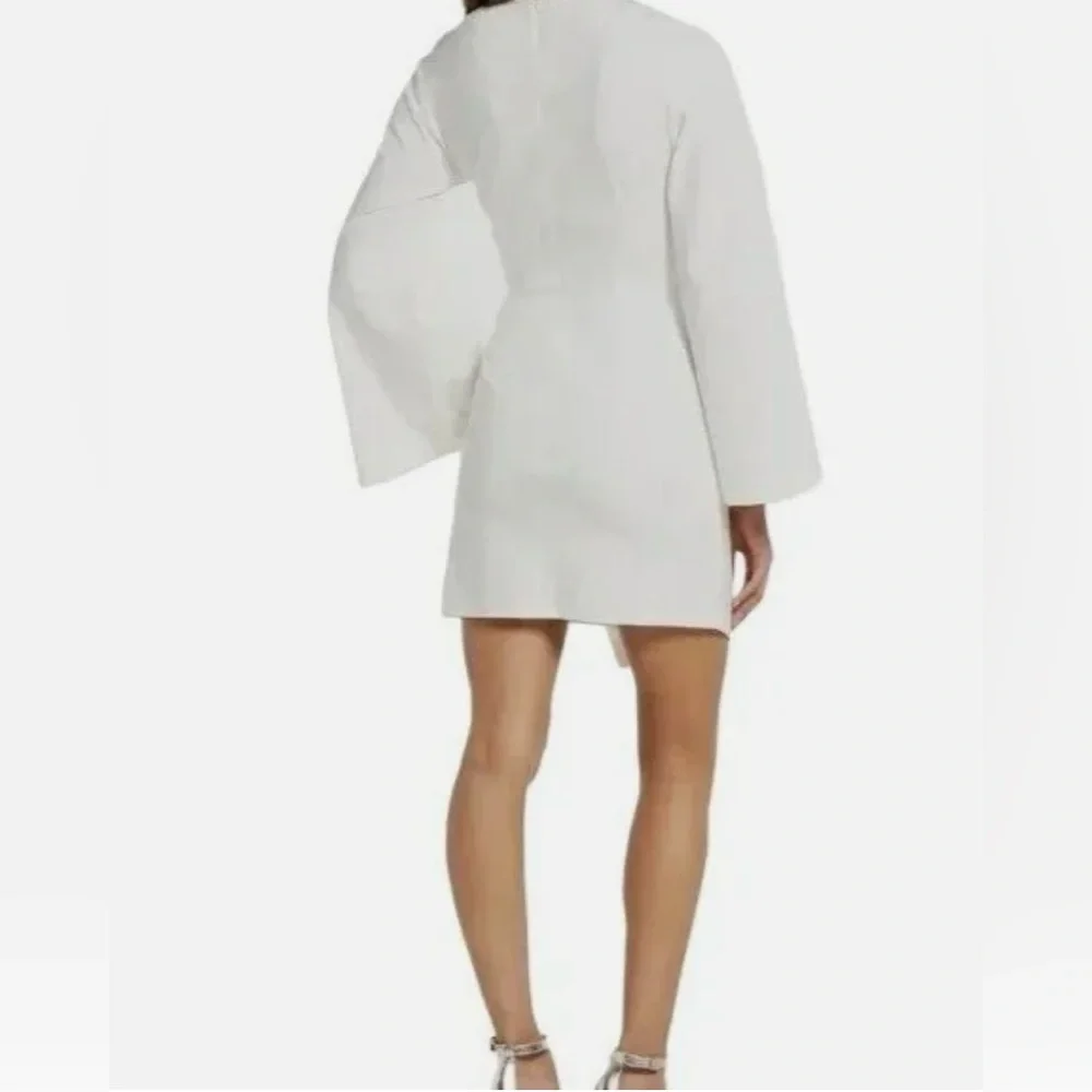 Elliatt La Fontelina Long Sleeve Stretch Cotton Cocktail Minidress - Picture 2 of 6